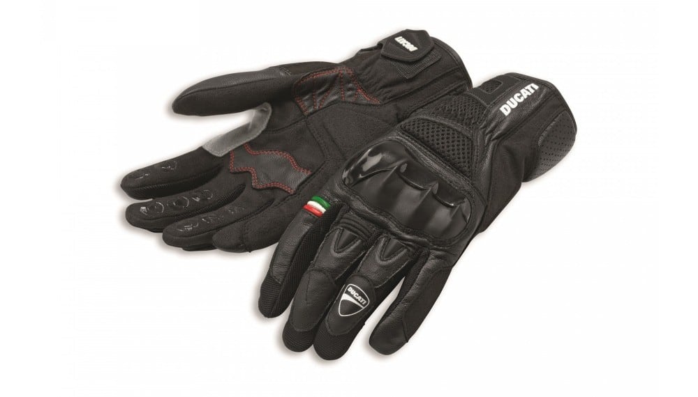 City C2 Fabric-Leather Gloves