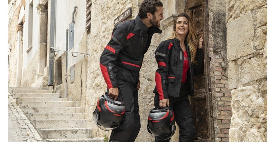 Ducati total touring look to travel safely and comfortably