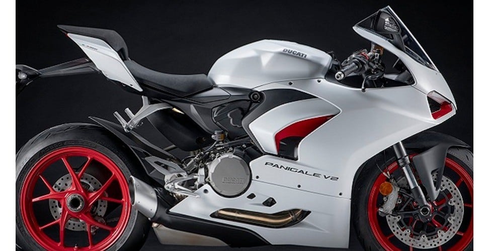 "The Red Essence. In white": new livery for the Ducati Panigale V2